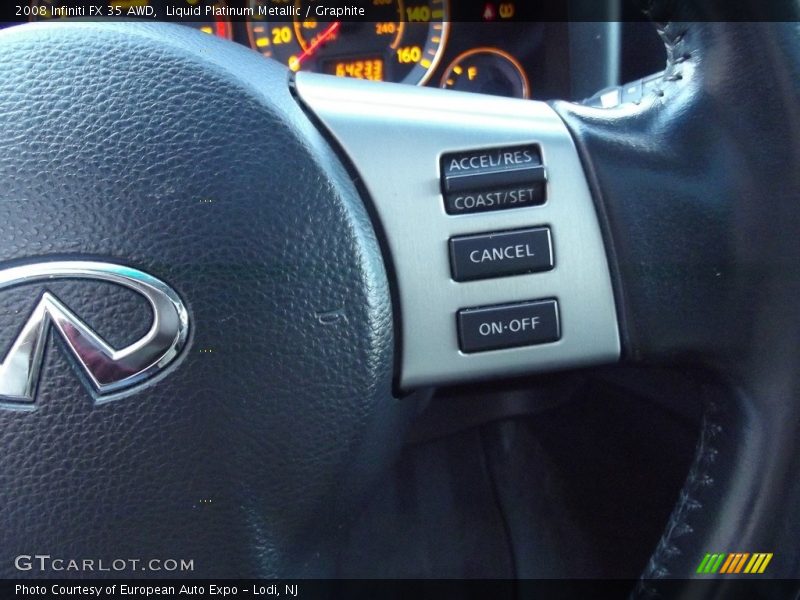 Liquid Platinum Metallic / Graphite 2008 Infiniti FX 35 AWD