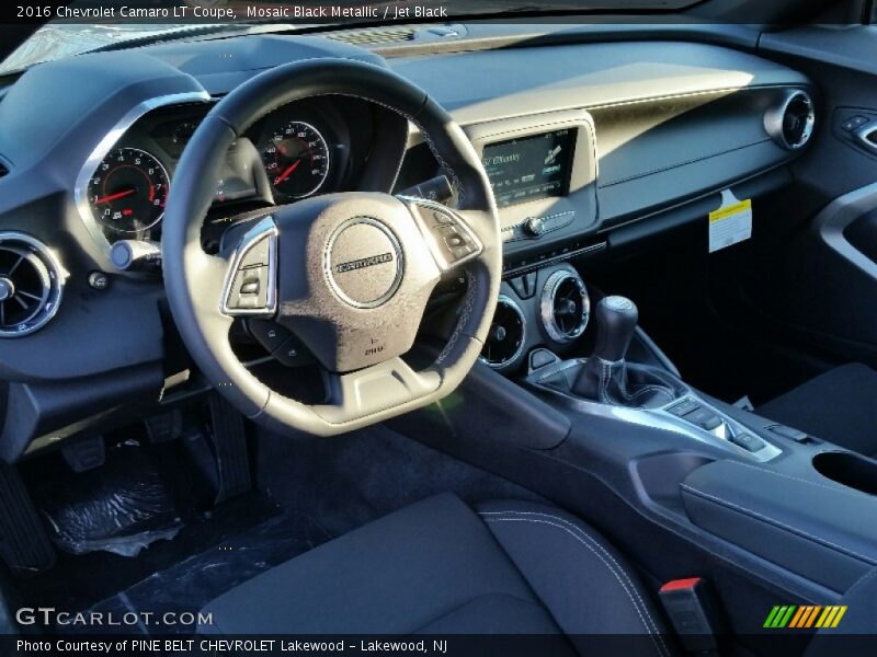Mosaic Black Metallic / Jet Black 2016 Chevrolet Camaro LT Coupe