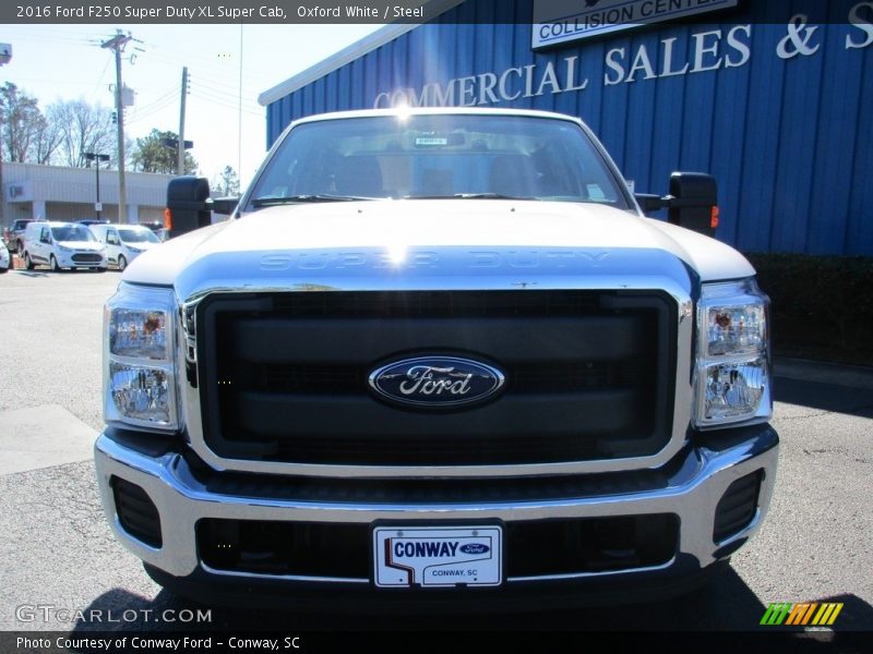 Oxford White / Steel 2016 Ford F250 Super Duty XL Super Cab
