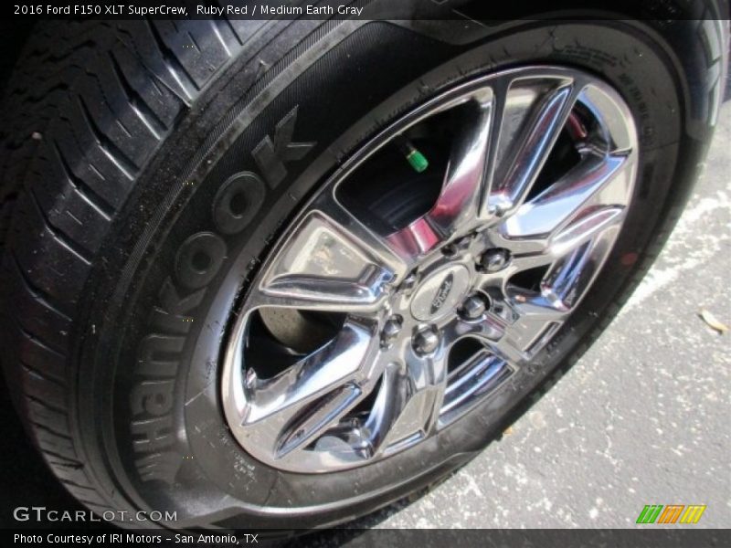 Ruby Red / Medium Earth Gray 2016 Ford F150 XLT SuperCrew