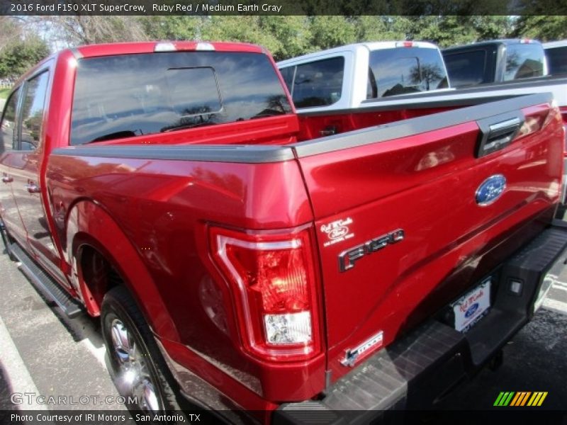 Ruby Red / Medium Earth Gray 2016 Ford F150 XLT SuperCrew