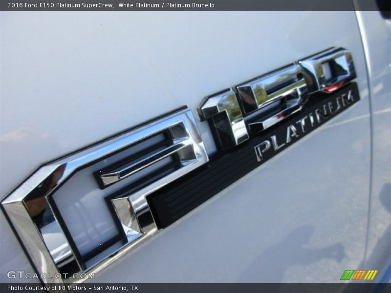 White Platinum / Platinum Brunello 2016 Ford F150 Platinum SuperCrew