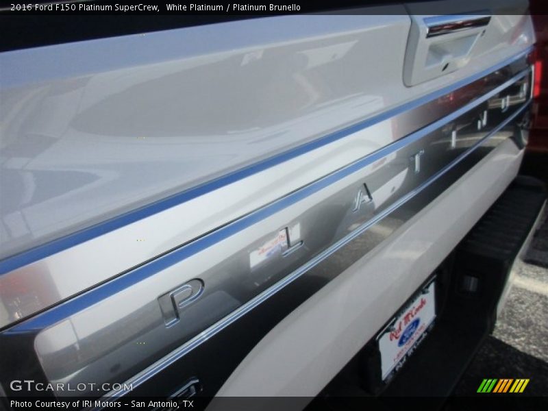 White Platinum / Platinum Brunello 2016 Ford F150 Platinum SuperCrew