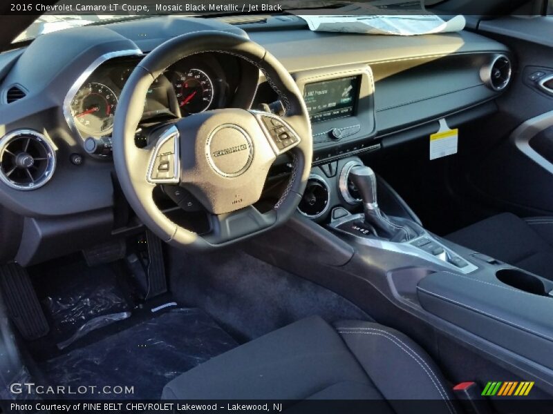 Mosaic Black Metallic / Jet Black 2016 Chevrolet Camaro LT Coupe