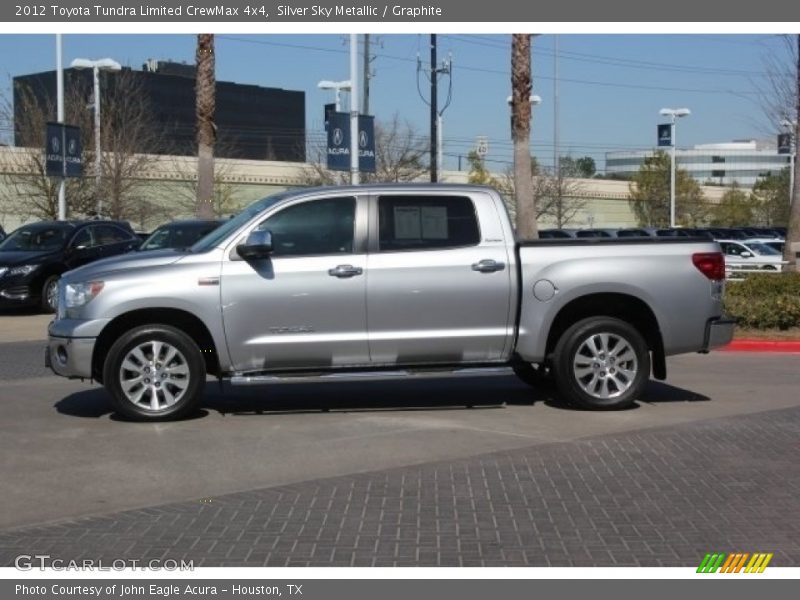 Silver Sky Metallic / Graphite 2012 Toyota Tundra Limited CrewMax 4x4