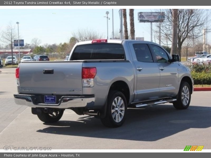 Silver Sky Metallic / Graphite 2012 Toyota Tundra Limited CrewMax 4x4