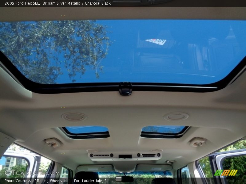 Brilliant Silver Metallic / Charcoal Black 2009 Ford Flex SEL