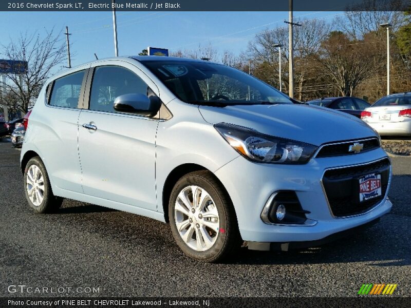 Electric Blue Metallic / Jet Black 2016 Chevrolet Spark LT