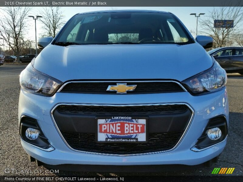 Electric Blue Metallic / Jet Black 2016 Chevrolet Spark LT