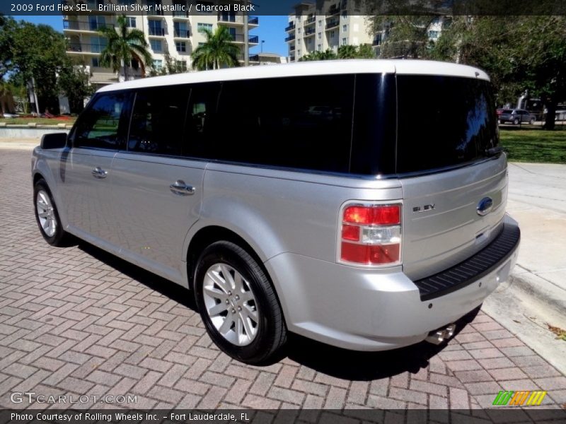 Brilliant Silver Metallic / Charcoal Black 2009 Ford Flex SEL
