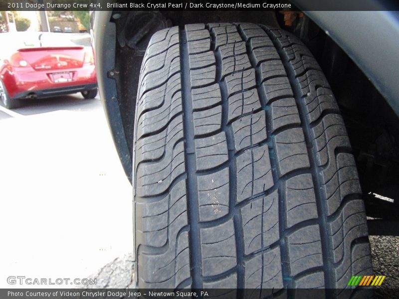 Brilliant Black Crystal Pearl / Dark Graystone/Medium Graystone 2011 Dodge Durango Crew 4x4