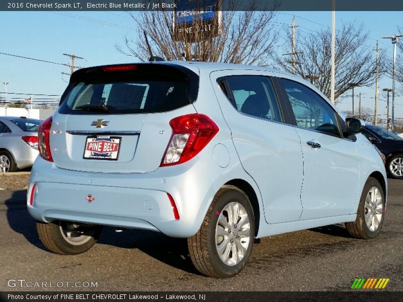 Electric Blue Metallic / Jet Black 2016 Chevrolet Spark LT