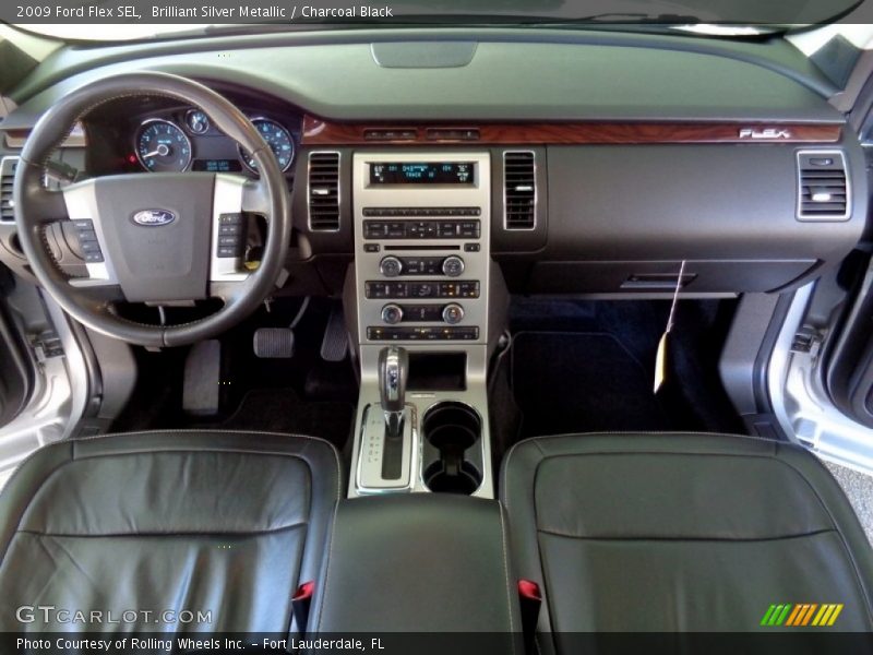 Brilliant Silver Metallic / Charcoal Black 2009 Ford Flex SEL