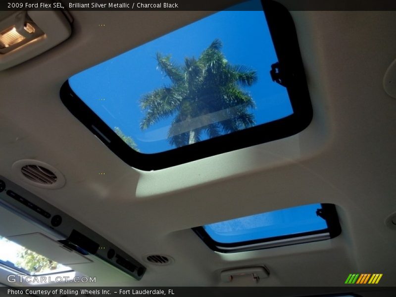 Brilliant Silver Metallic / Charcoal Black 2009 Ford Flex SEL