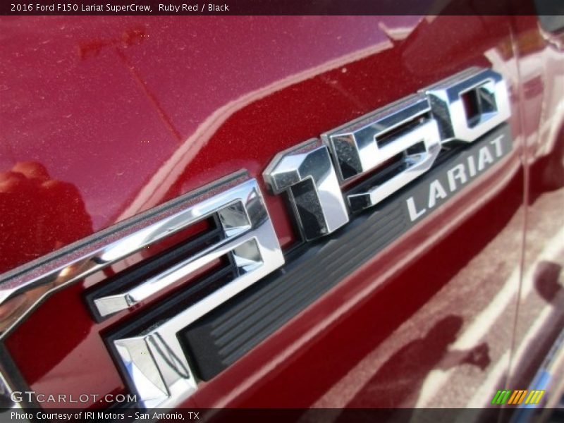 Ruby Red / Black 2016 Ford F150 Lariat SuperCrew