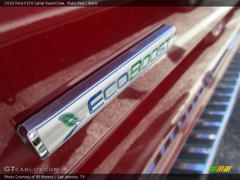 Ruby Red / Black 2016 Ford F150 Lariat SuperCrew