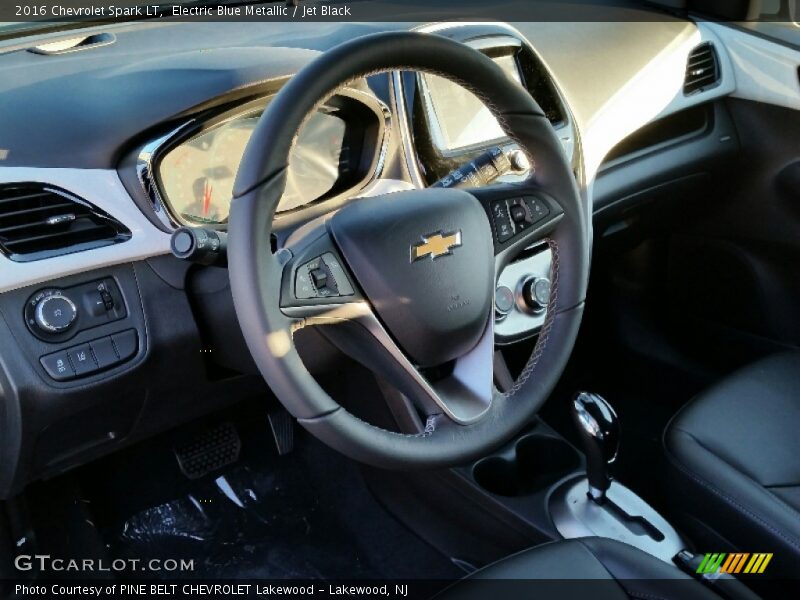 Electric Blue Metallic / Jet Black 2016 Chevrolet Spark LT