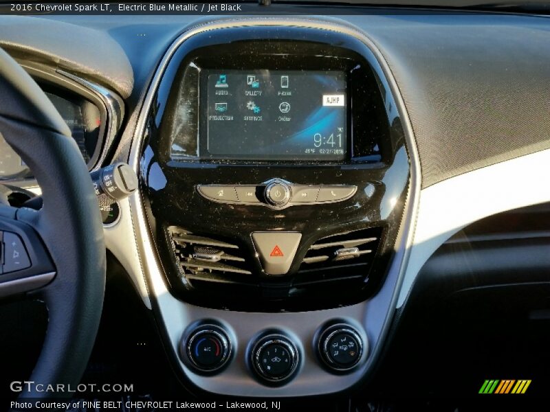 Electric Blue Metallic / Jet Black 2016 Chevrolet Spark LT