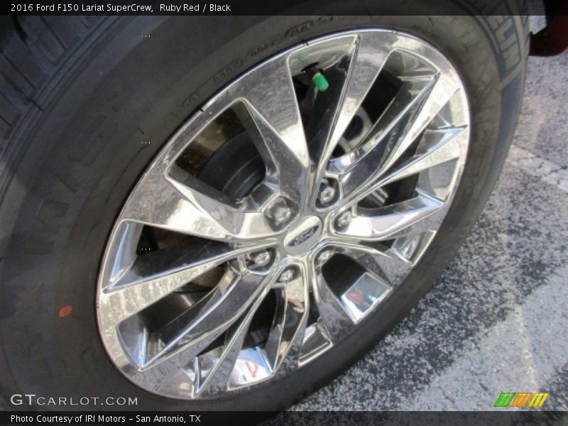Ruby Red / Black 2016 Ford F150 Lariat SuperCrew
