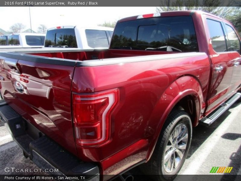 Ruby Red / Black 2016 Ford F150 Lariat SuperCrew