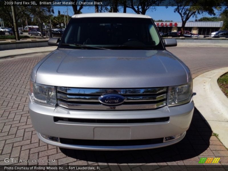 Brilliant Silver Metallic / Charcoal Black 2009 Ford Flex SEL