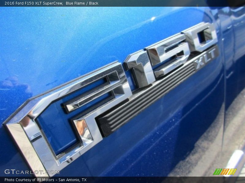 Blue Flame / Black 2016 Ford F150 XLT SuperCrew