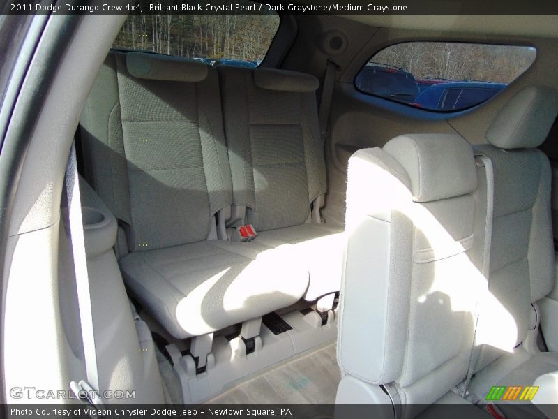 Brilliant Black Crystal Pearl / Dark Graystone/Medium Graystone 2011 Dodge Durango Crew 4x4
