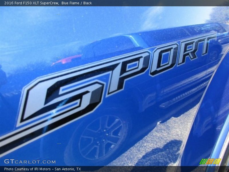 Blue Flame / Black 2016 Ford F150 XLT SuperCrew