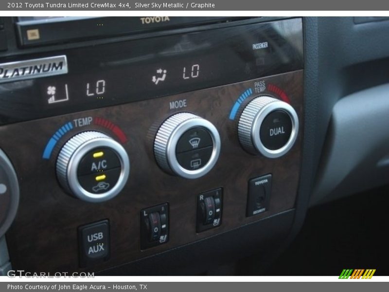 Silver Sky Metallic / Graphite 2012 Toyota Tundra Limited CrewMax 4x4