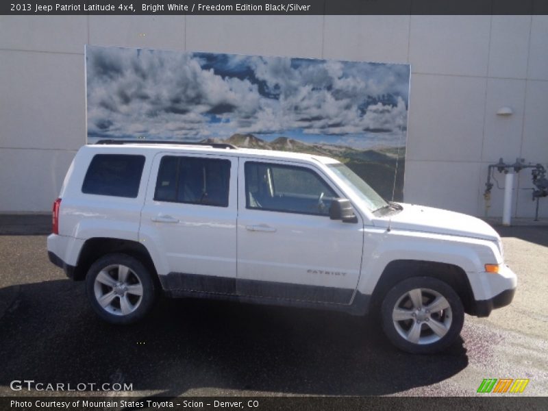 Bright White / Freedom Edition Black/Silver 2013 Jeep Patriot Latitude 4x4