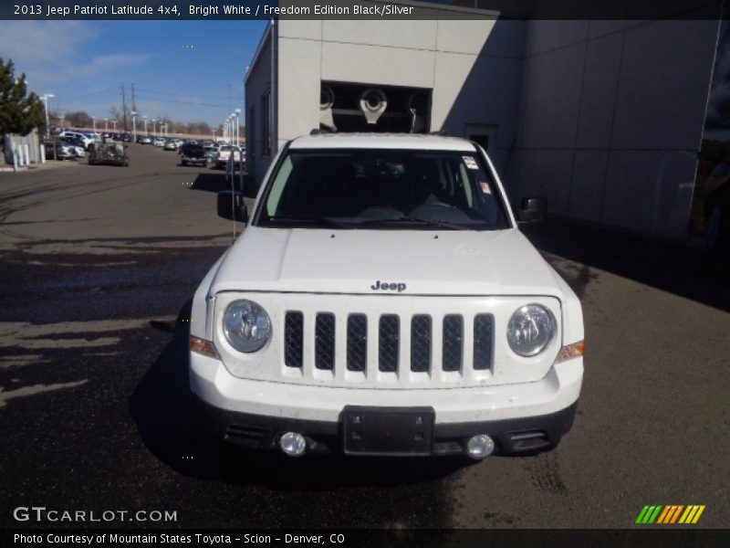 Bright White / Freedom Edition Black/Silver 2013 Jeep Patriot Latitude 4x4