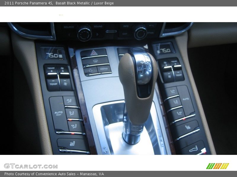 Basalt Black Metallic / Luxor Beige 2011 Porsche Panamera 4S