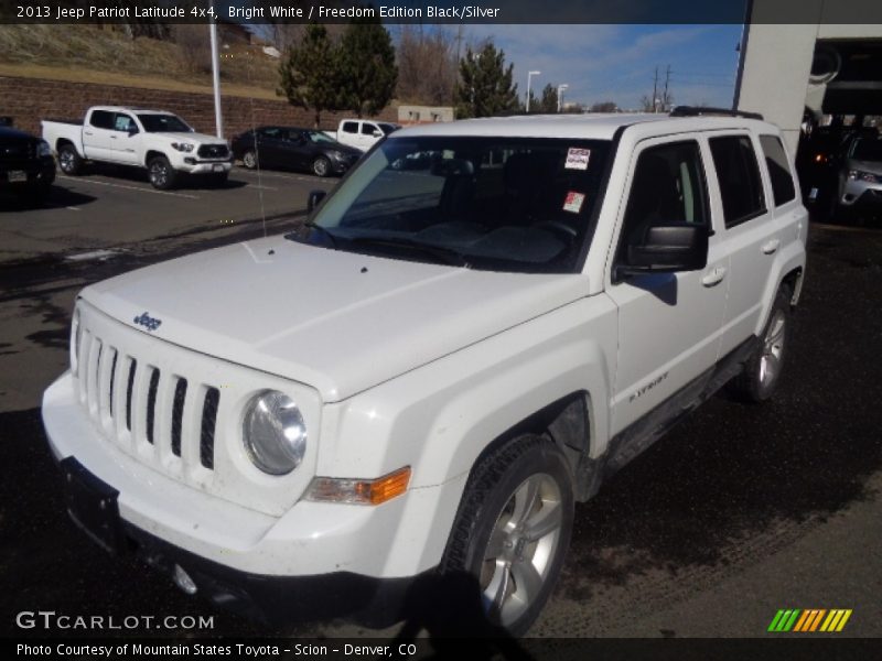 Bright White / Freedom Edition Black/Silver 2013 Jeep Patriot Latitude 4x4
