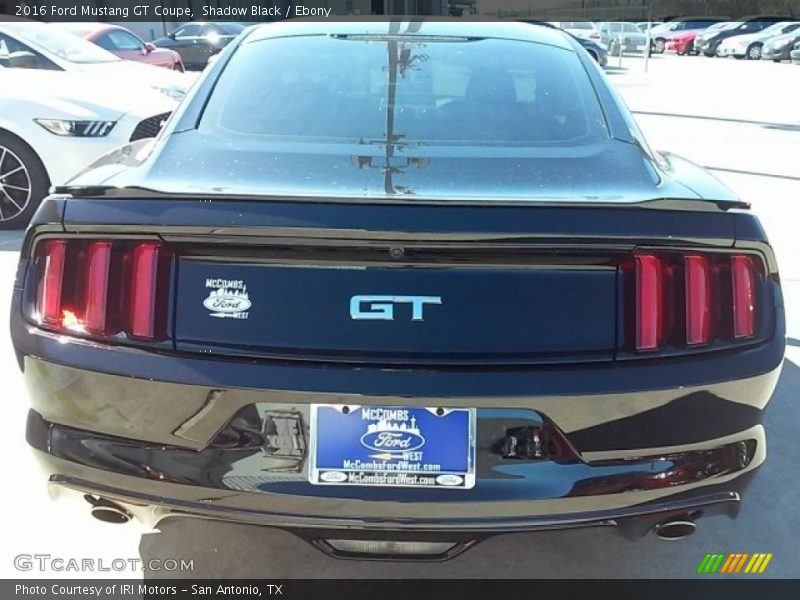 Shadow Black / Ebony 2016 Ford Mustang GT Coupe
