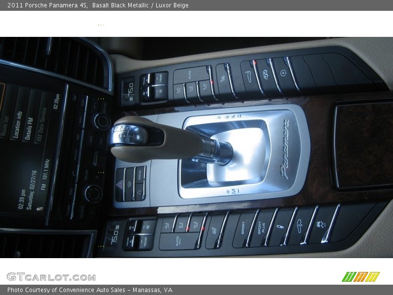 Basalt Black Metallic / Luxor Beige 2011 Porsche Panamera 4S