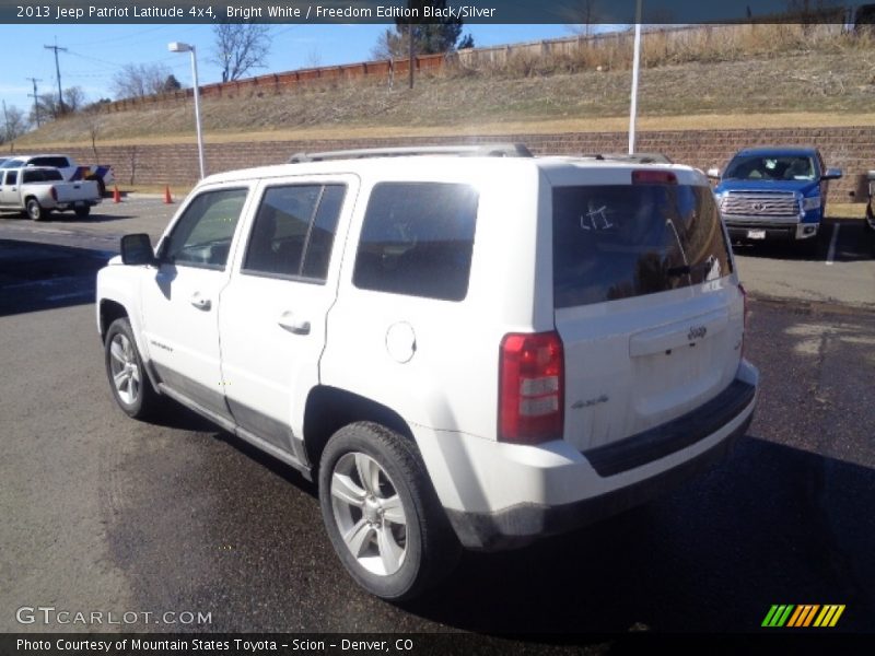 Bright White / Freedom Edition Black/Silver 2013 Jeep Patriot Latitude 4x4