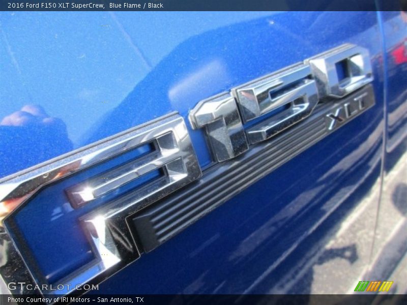 Blue Flame / Black 2016 Ford F150 XLT SuperCrew