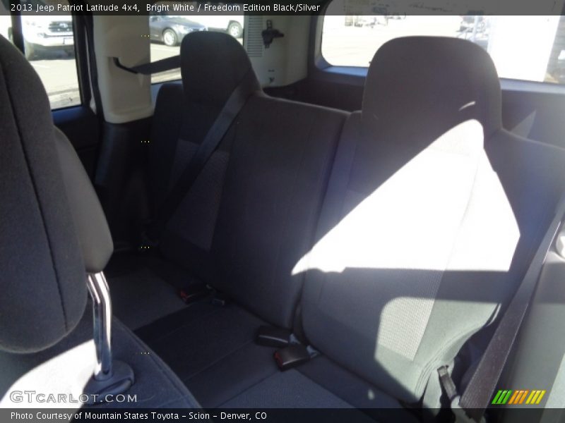 Bright White / Freedom Edition Black/Silver 2013 Jeep Patriot Latitude 4x4