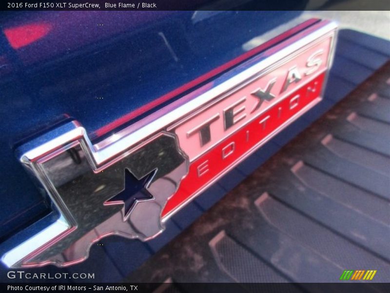 Blue Flame / Black 2016 Ford F150 XLT SuperCrew