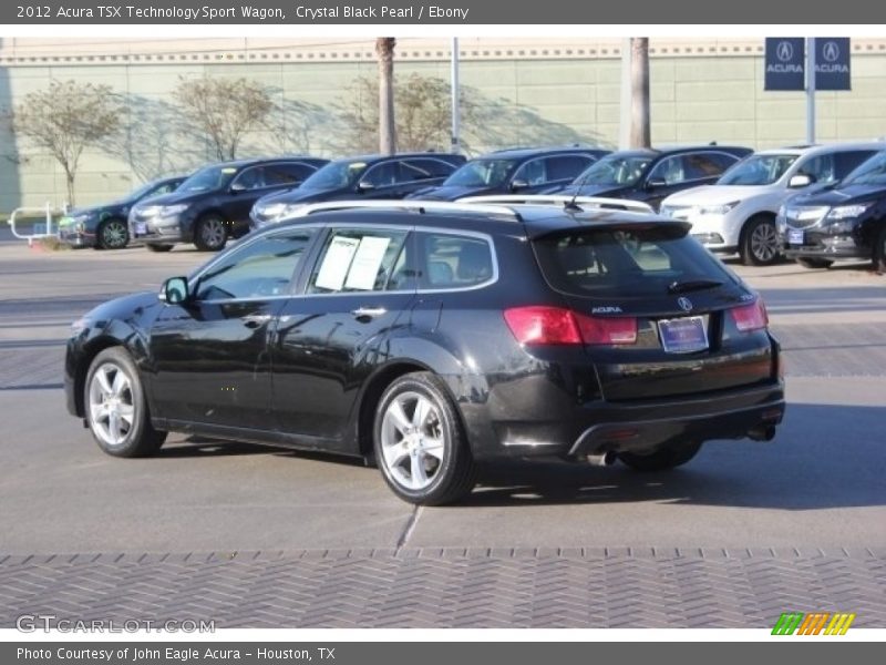 Crystal Black Pearl / Ebony 2012 Acura TSX Technology Sport Wagon