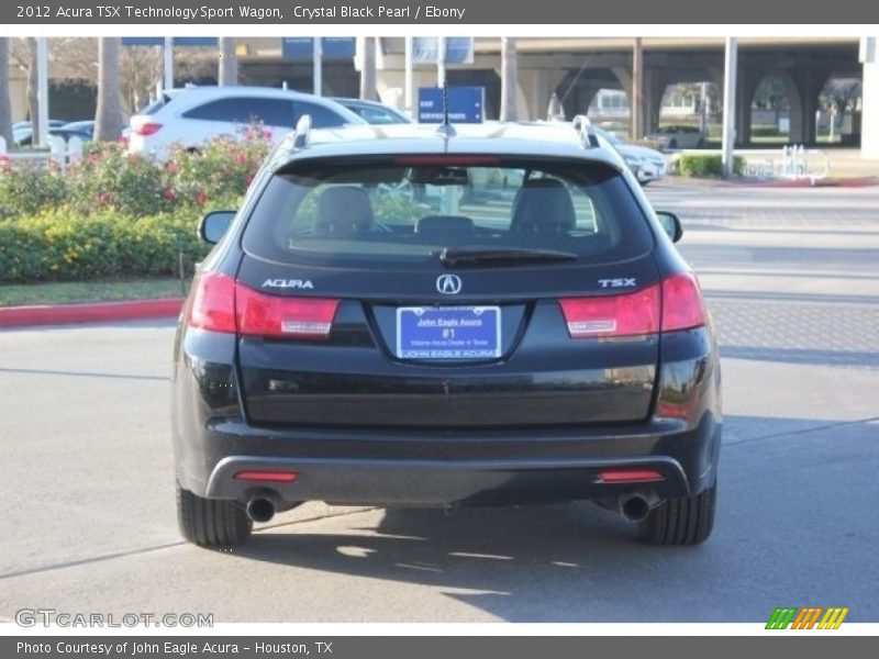 Crystal Black Pearl / Ebony 2012 Acura TSX Technology Sport Wagon