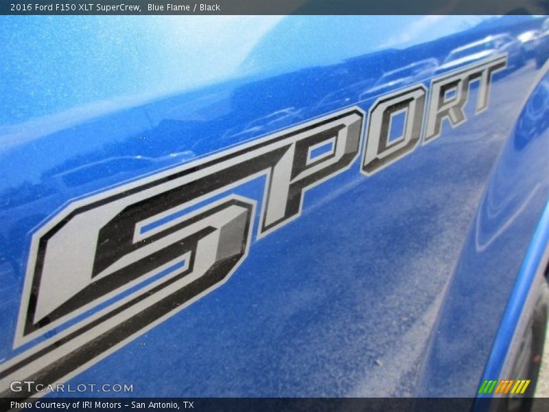 Blue Flame / Black 2016 Ford F150 XLT SuperCrew