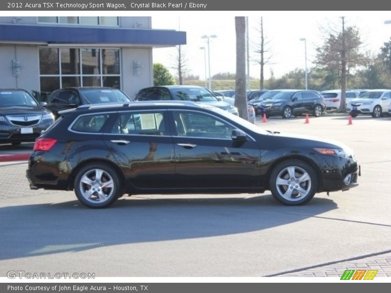 Crystal Black Pearl / Ebony 2012 Acura TSX Technology Sport Wagon