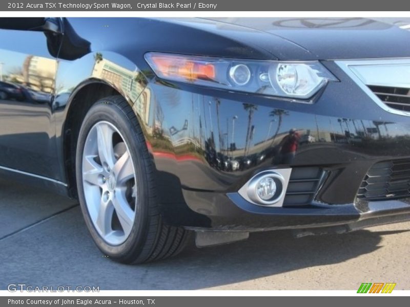 Crystal Black Pearl / Ebony 2012 Acura TSX Technology Sport Wagon