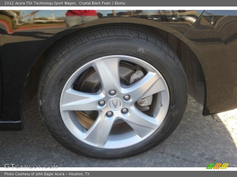 Crystal Black Pearl / Ebony 2012 Acura TSX Technology Sport Wagon