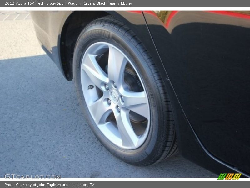Crystal Black Pearl / Ebony 2012 Acura TSX Technology Sport Wagon