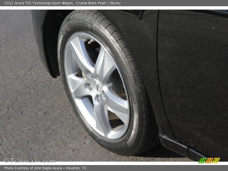 Crystal Black Pearl / Ebony 2012 Acura TSX Technology Sport Wagon