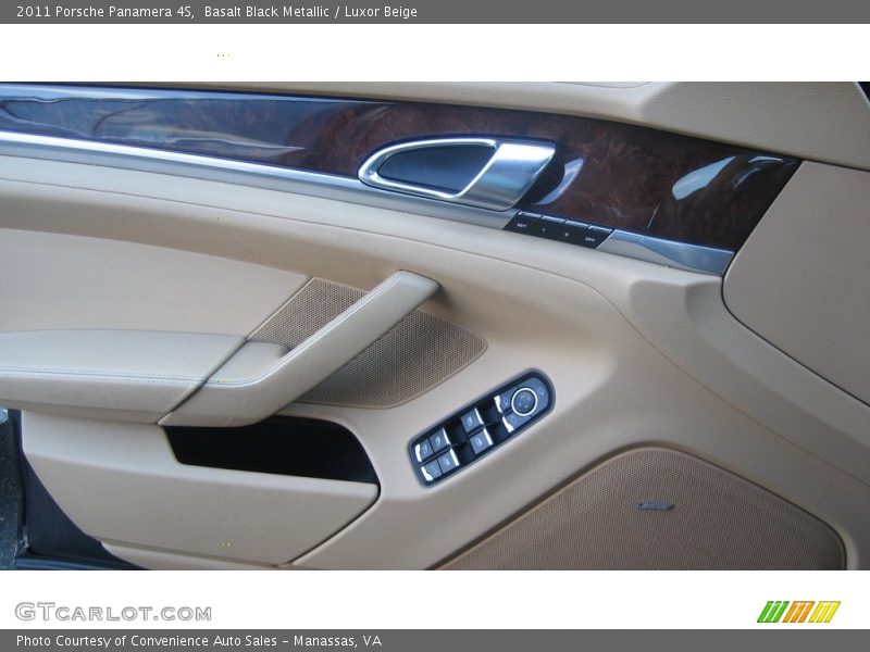 Basalt Black Metallic / Luxor Beige 2011 Porsche Panamera 4S