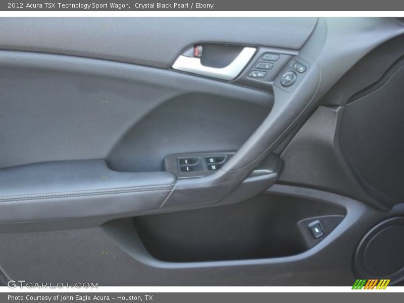 Crystal Black Pearl / Ebony 2012 Acura TSX Technology Sport Wagon