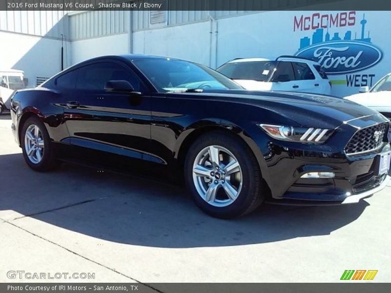 Shadow Black / Ebony 2016 Ford Mustang V6 Coupe
